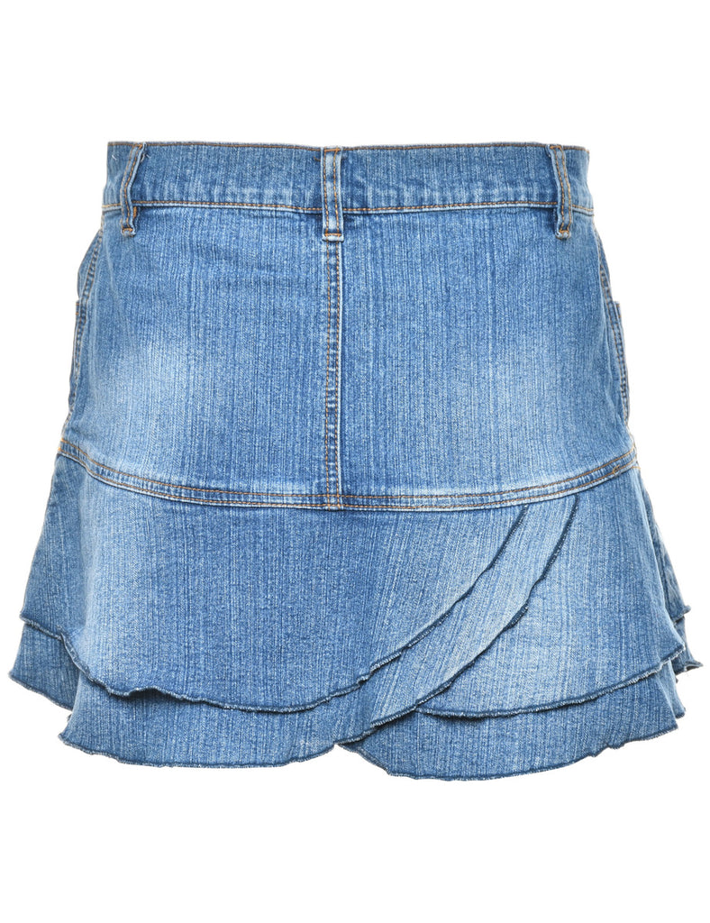 Light Wash Denim Y2K Skirt - M