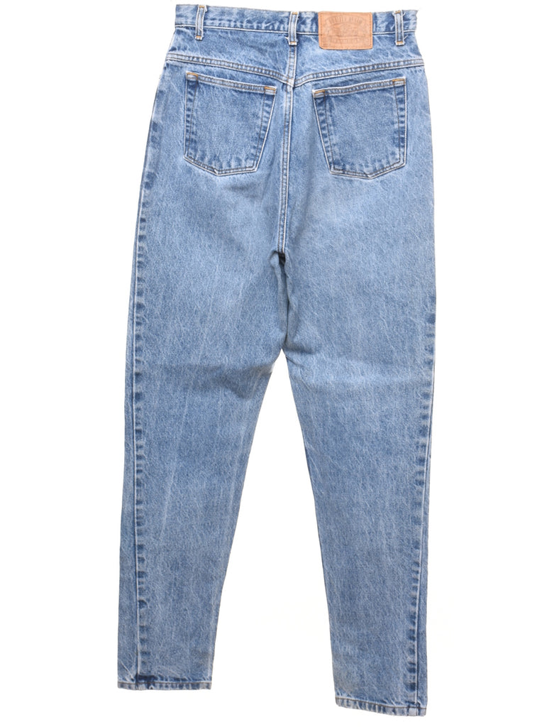 Light Wash  High Waist Tapered Jeans - W28 L29