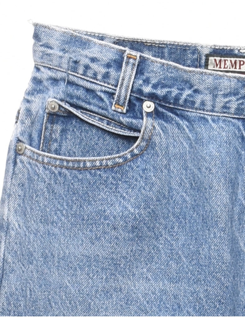Light Wash  High Waist Tapered Jeans - W28 L29