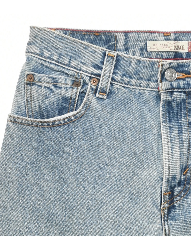 Light Wash Levi's 550's Fit Jeans - W28 L28