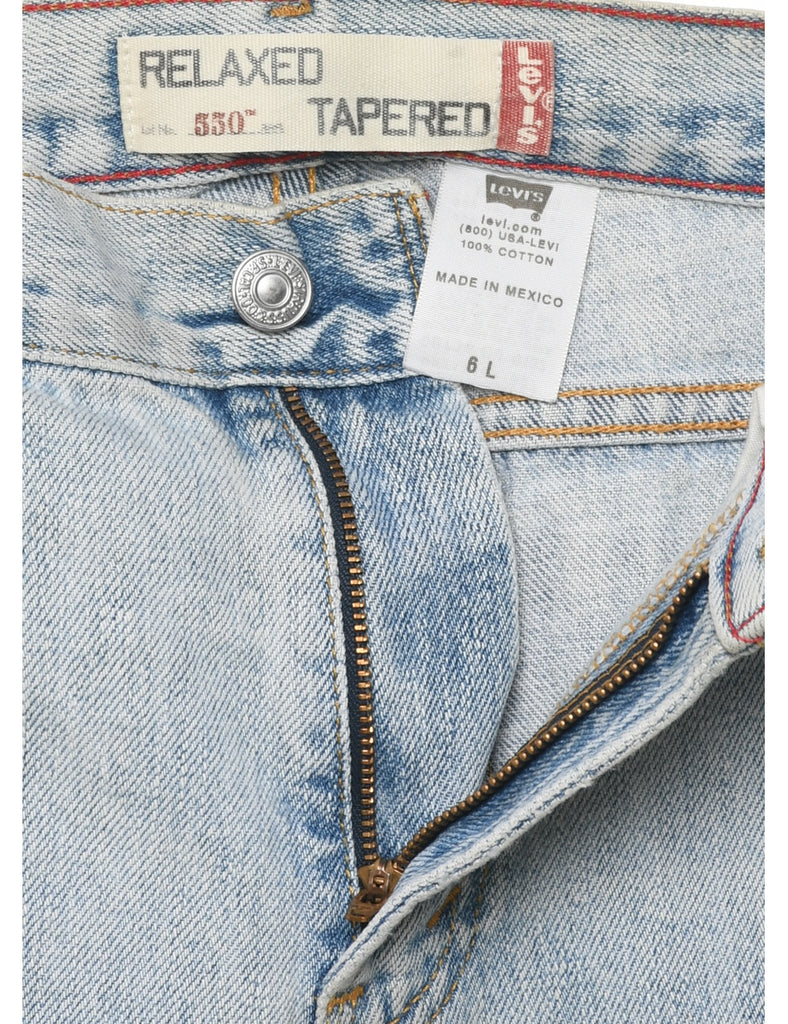 Light Wash Levi's 550's Fit Jeans - W28 L33