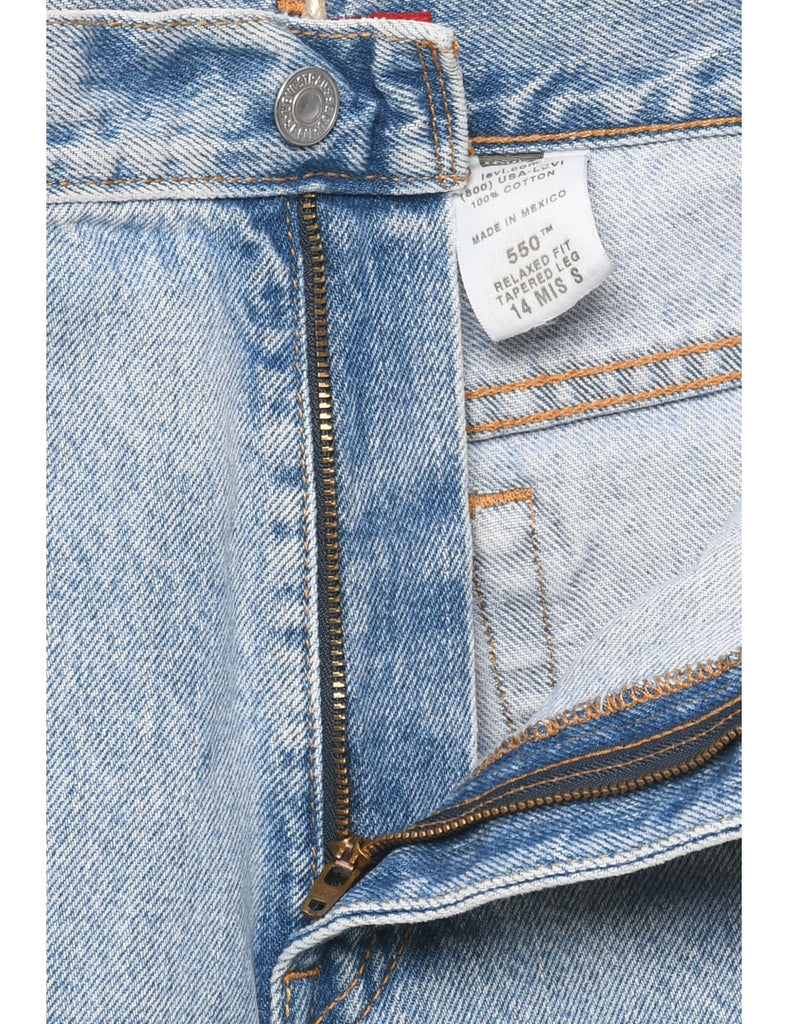 Light Wash Levi's 550's Fit Jeans - W32 L28