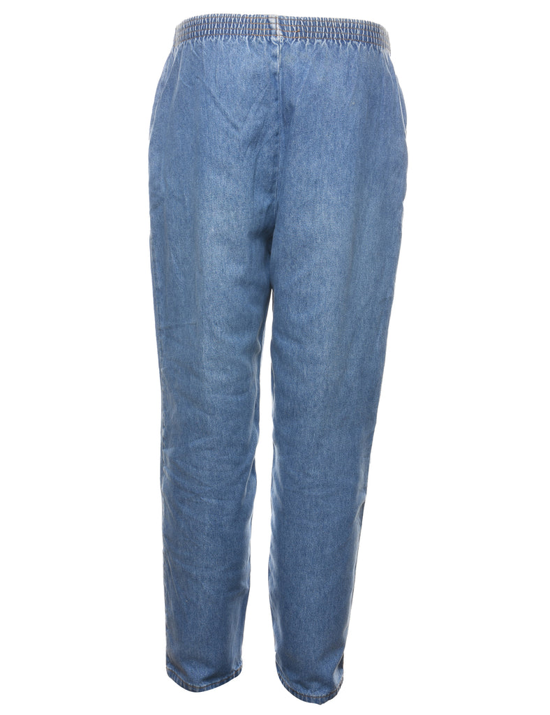 Light Wash Tapered Denim Trousers - W28 L29