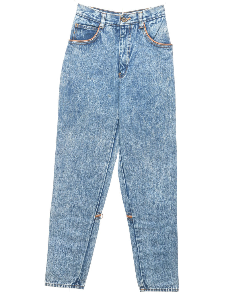 Light Wash Tapered Jeans - W26 L28