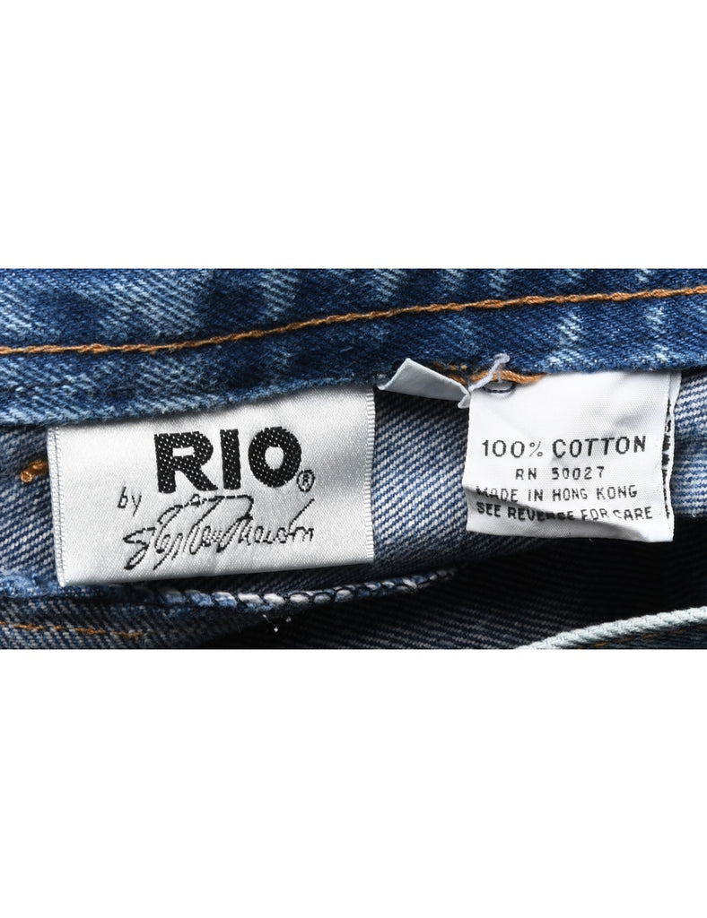 Light Wash Tapered Jeans - W26 L28