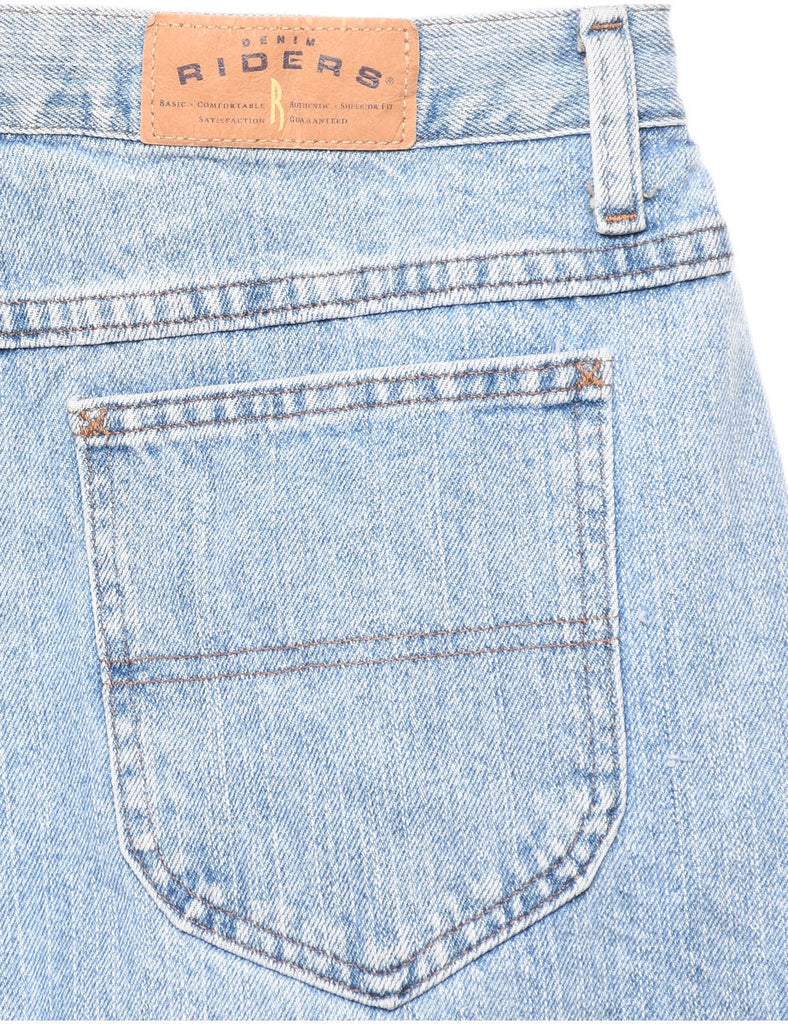 Light Wash Tapered Jeans - W32 L29