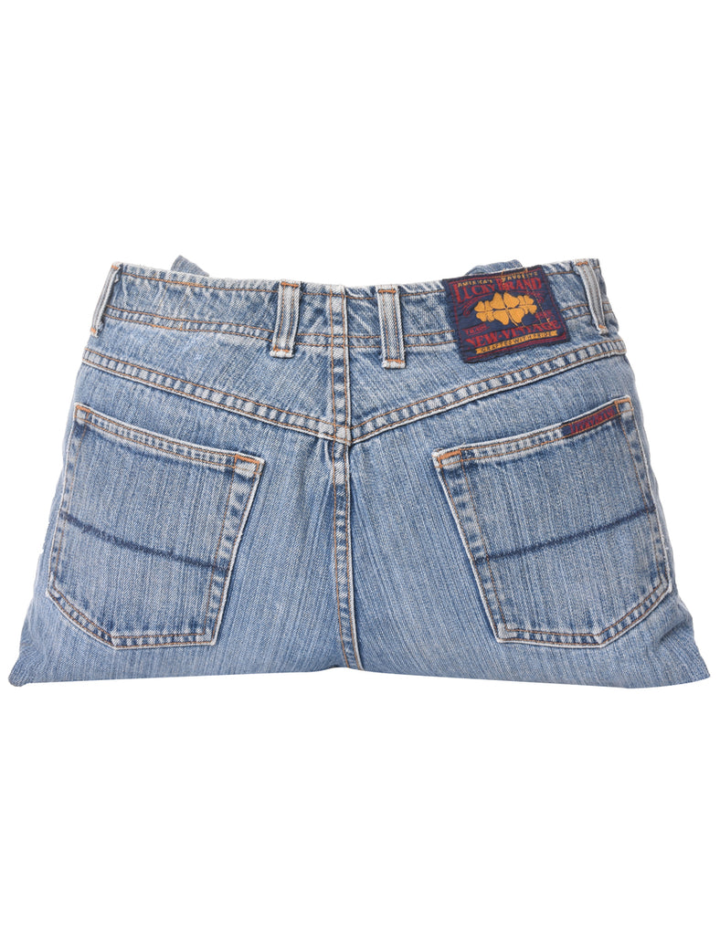 Light WashY2K Denim Handbag - M