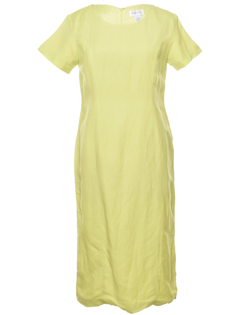 Lime Green Dress - L