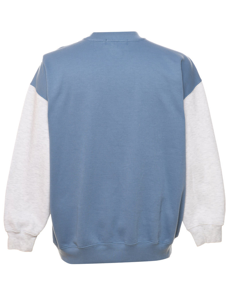 Limited Jeans Embroidered Sweatshirt - XXL