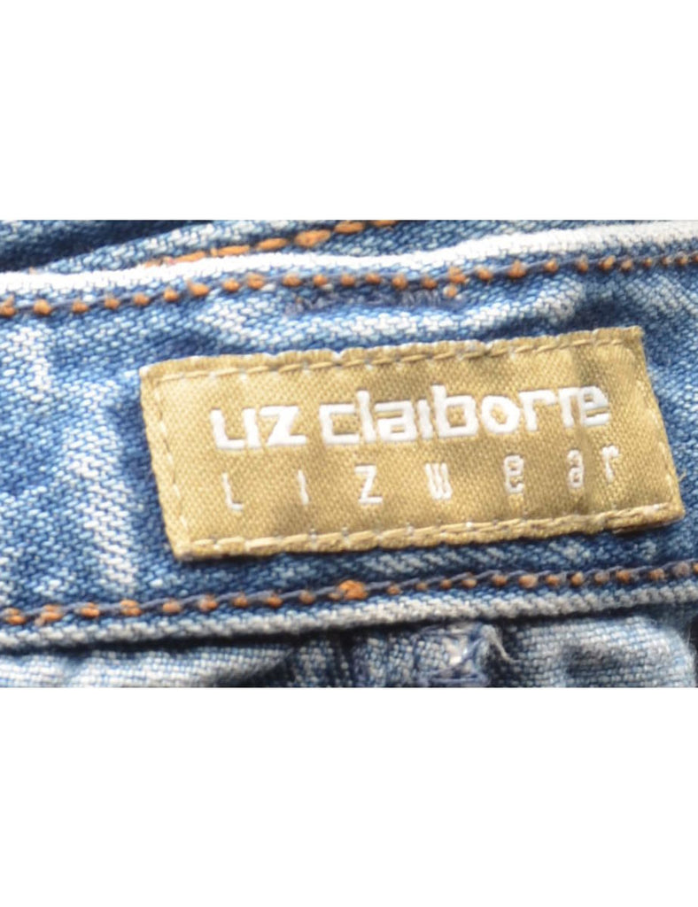 Liz Claiborne Light Wash Tapered Jeans - W33 L28