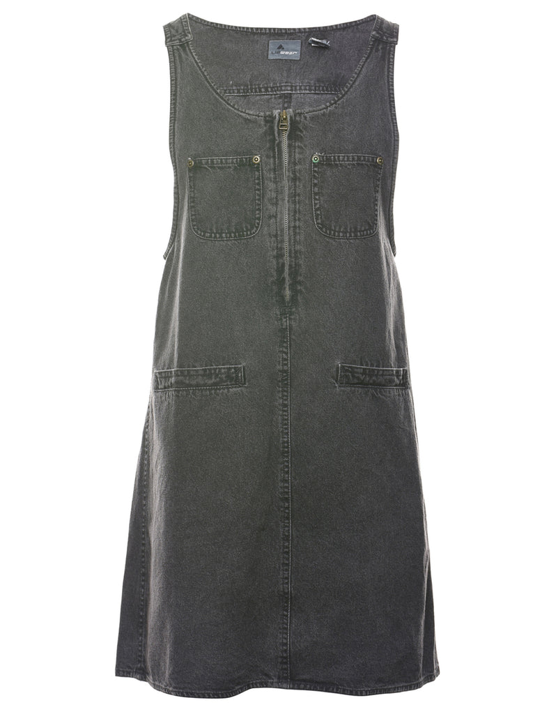 Liz Wear Zip Front Denim Dress - S