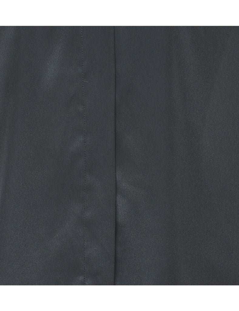Long Sleeved Black Blouse - L