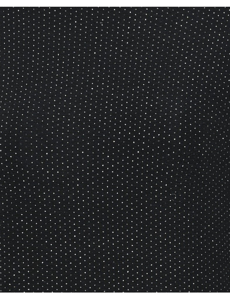 Long Sleeved Black Top - M