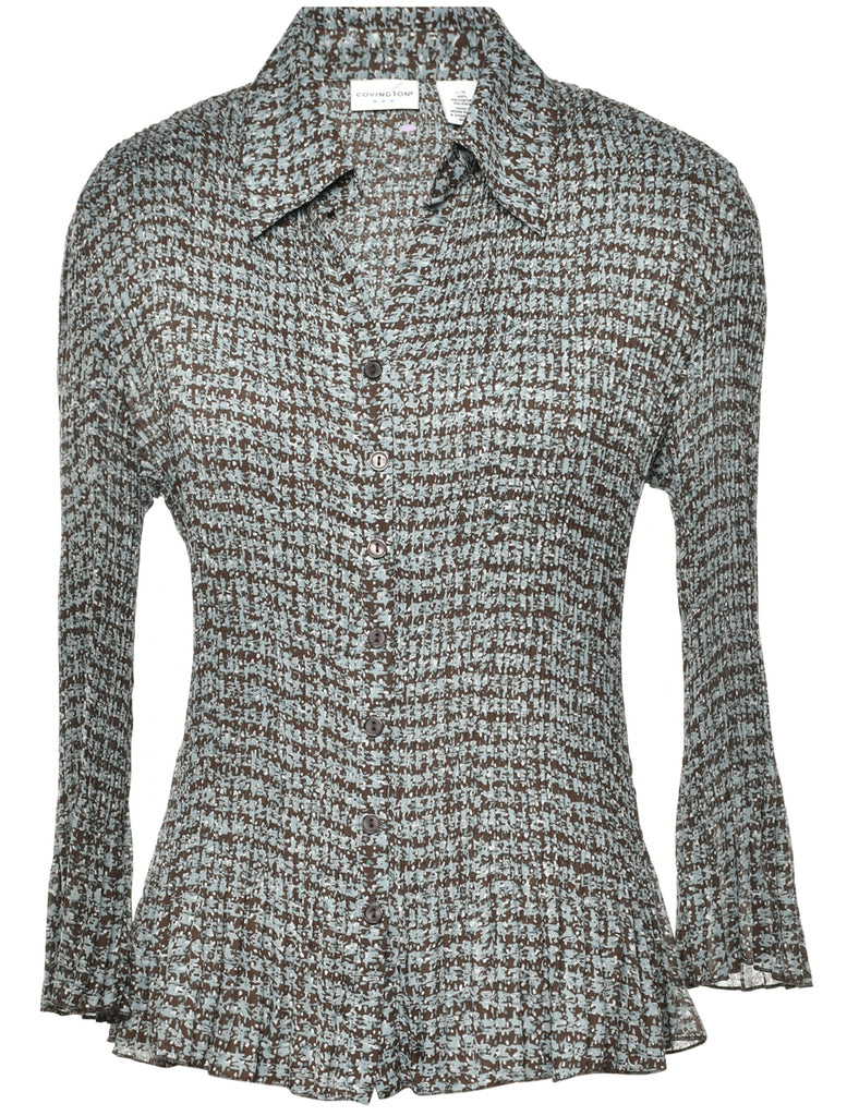 Long Sleeved Blouse - L