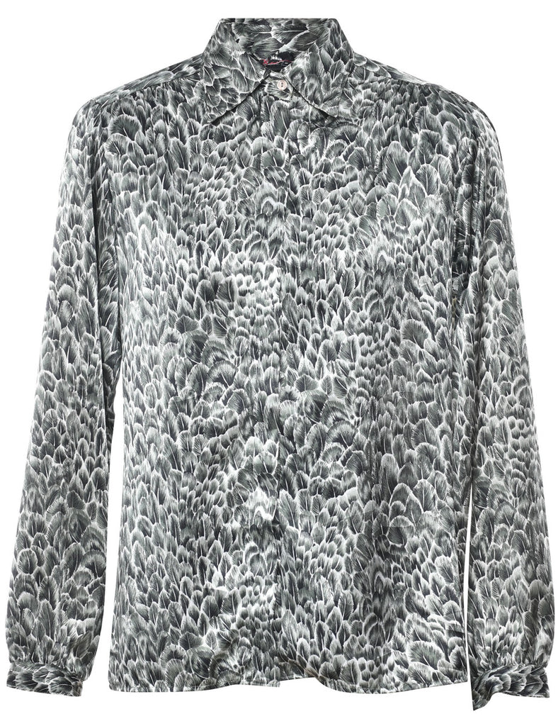 Long Sleeved Blouse - M