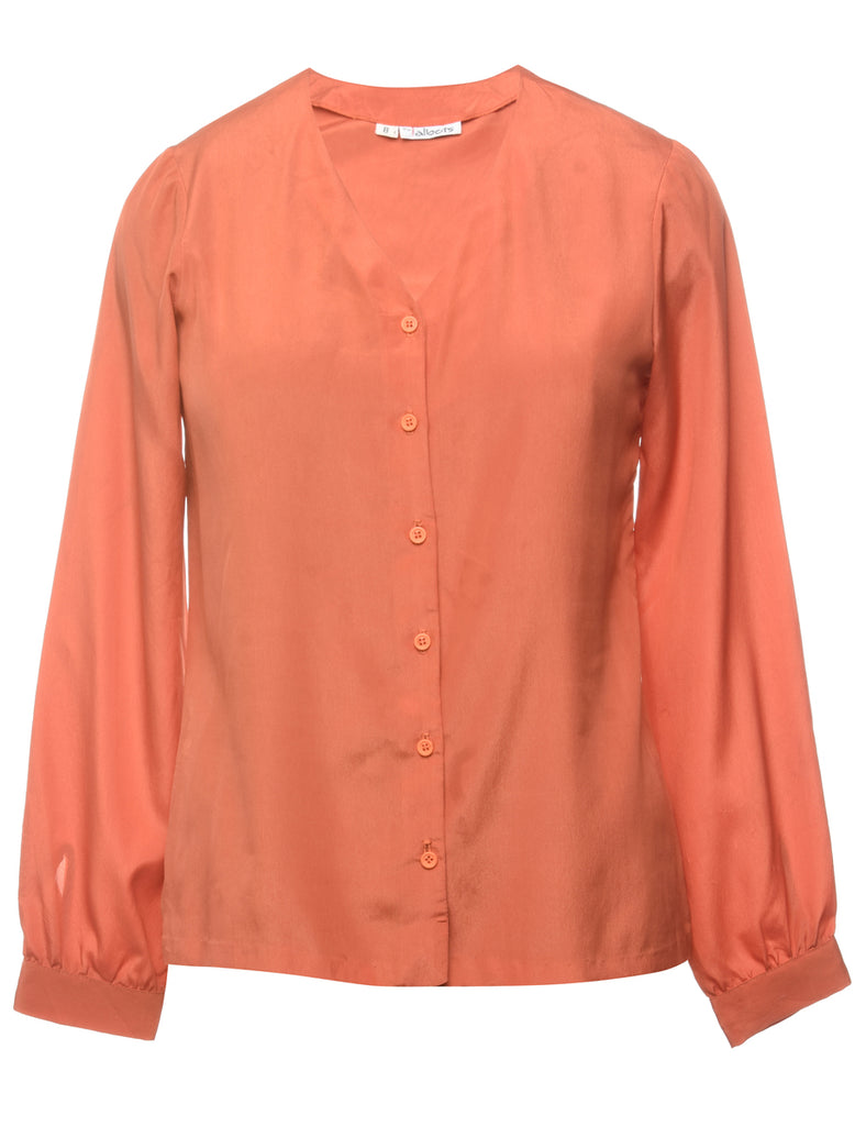 Long Sleeved Blouse - M