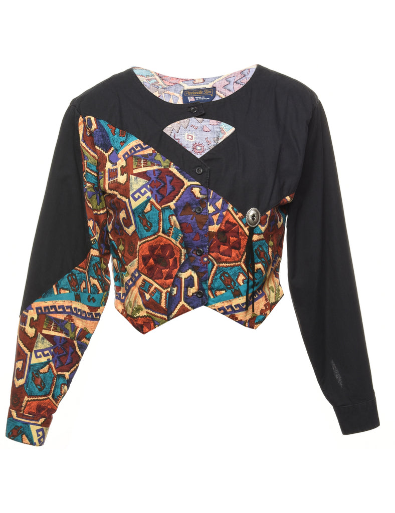 Long Sleeved Blouse - M