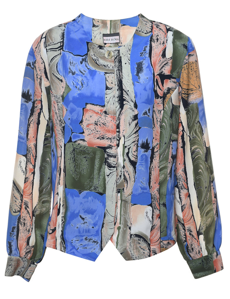 Long Sleeved Blouse - M