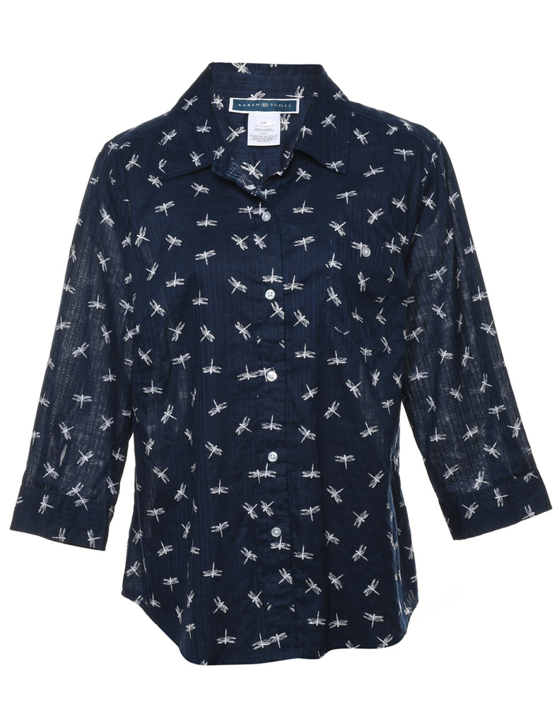 Long Sleeved Blouse - L