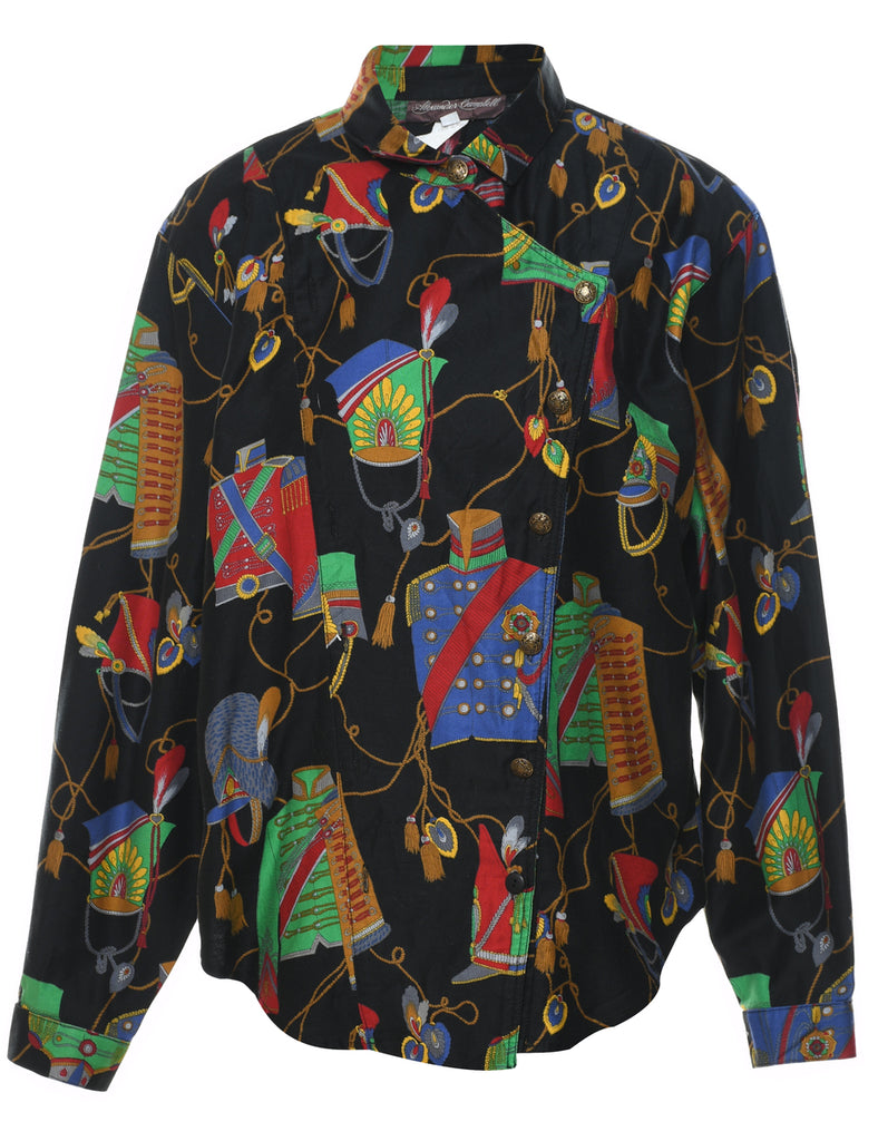 Long Sleeved Blouse - L