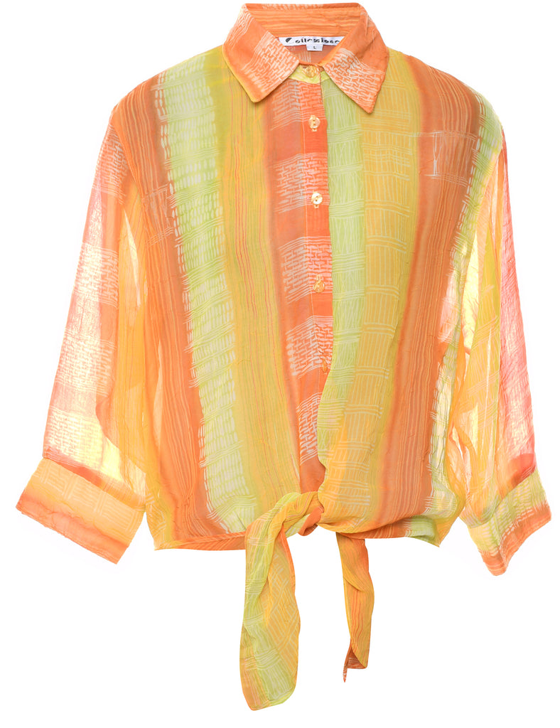 Long Sleeved Blouse - L