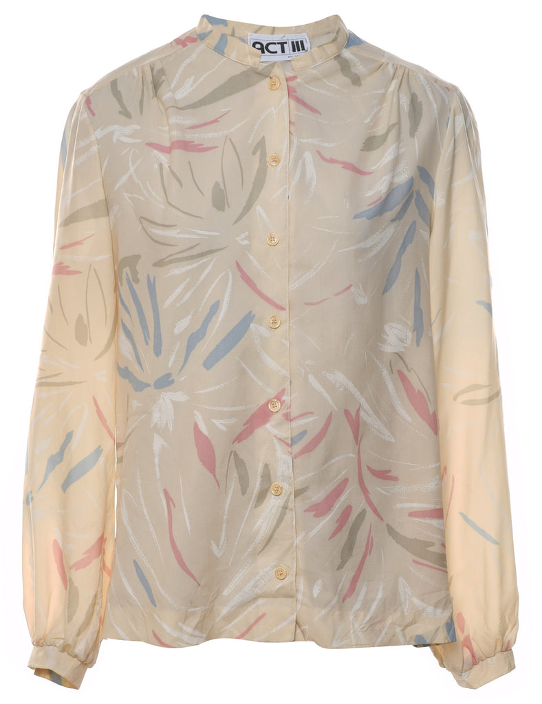 Long Sleeved Blouse - L
