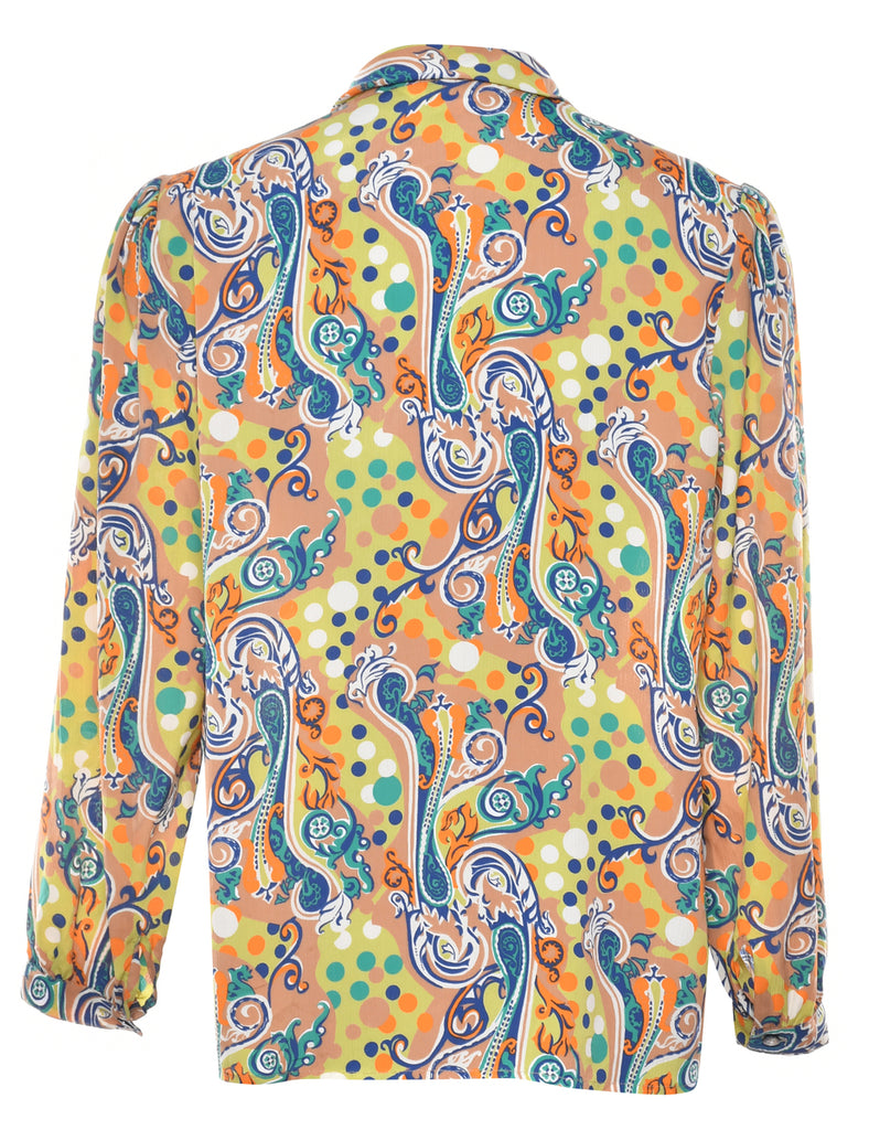 Long Sleeved Blouse - L