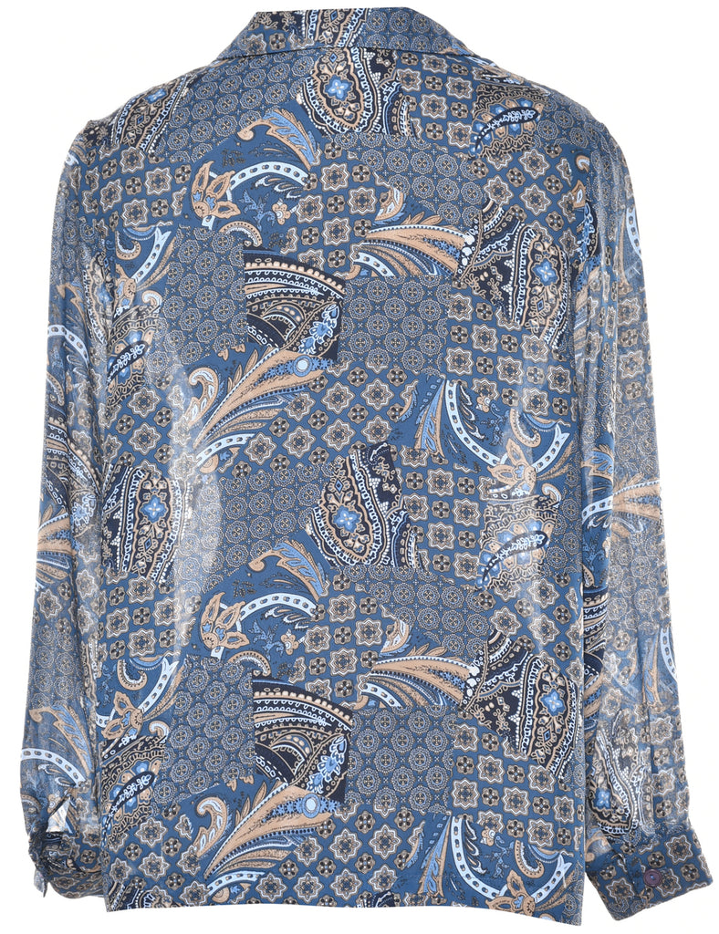 Long Sleeved Blouse - L