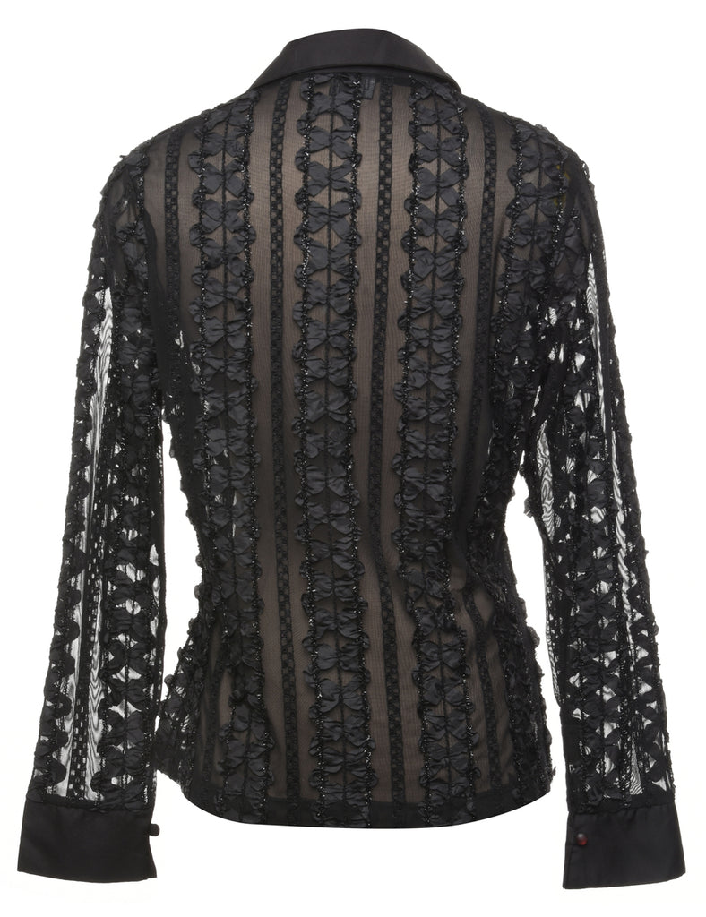 Long Sleeved Blouse - L