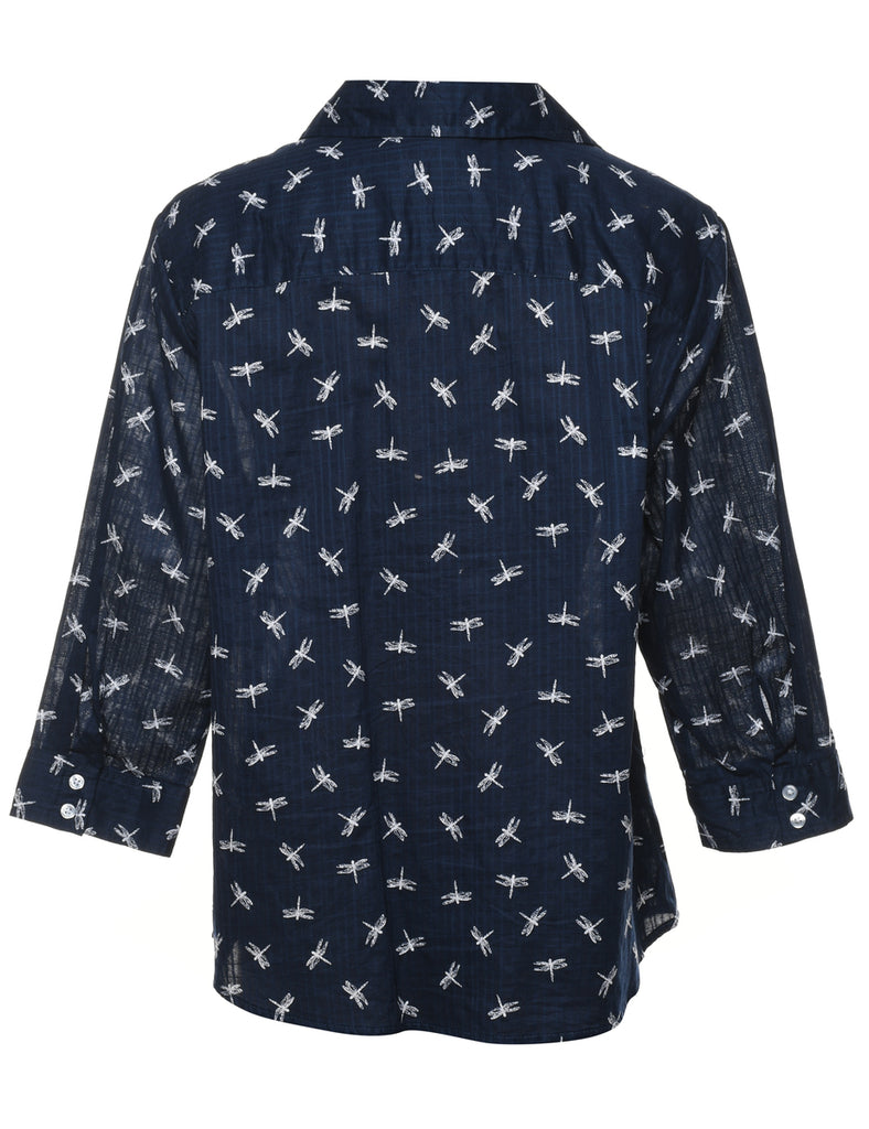 Long Sleeved Blouse - L