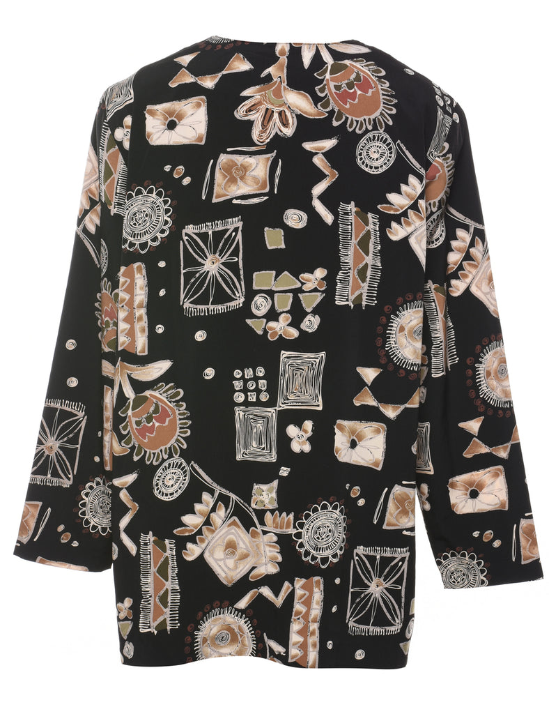 Long Sleeved Blouse - L