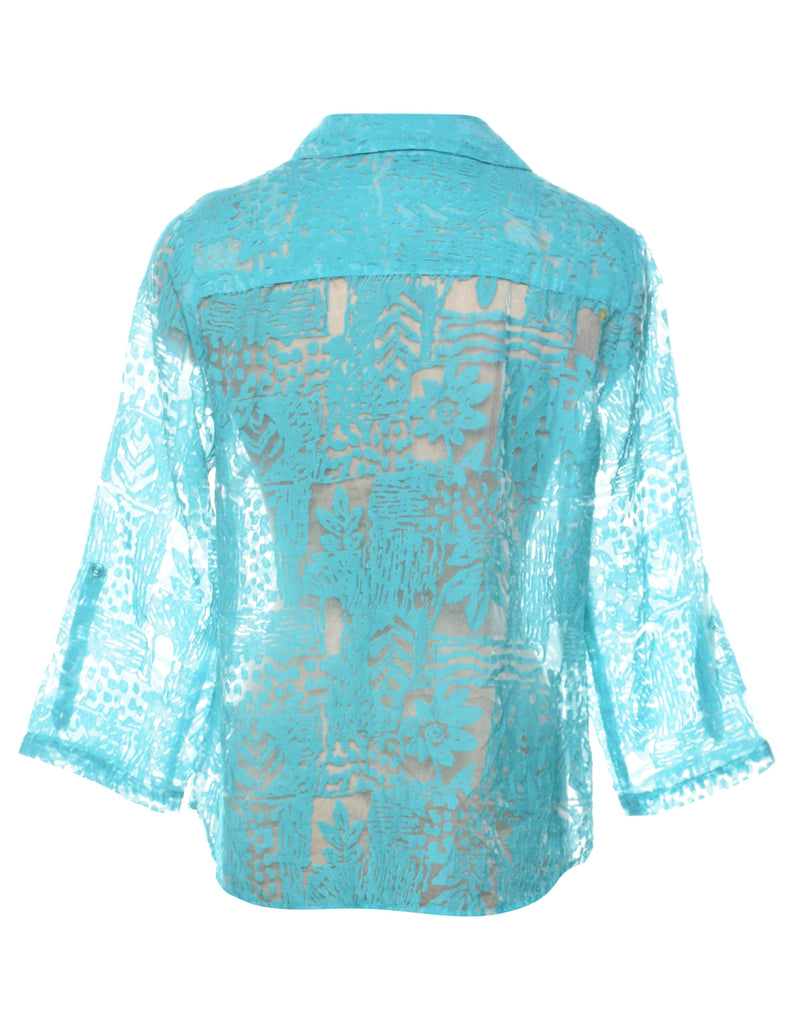 Long Sleeved Blouse - M