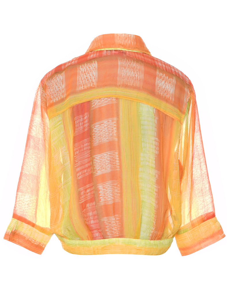 Long Sleeved Blouse - L
