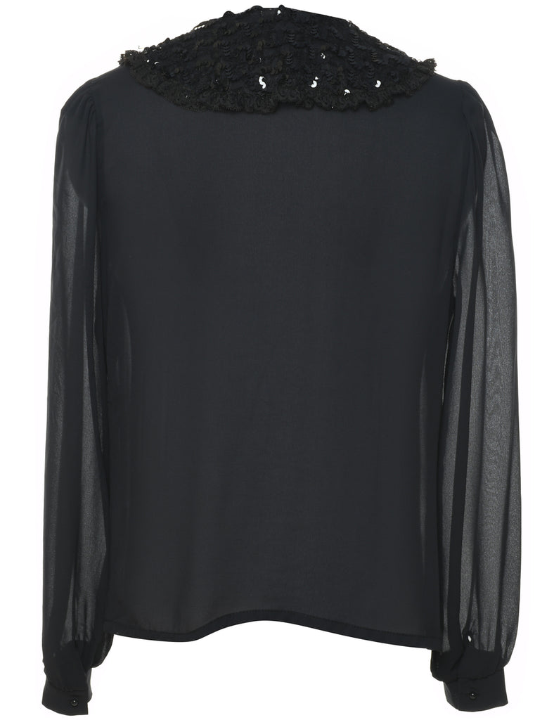Long Sleeved Blouse - L