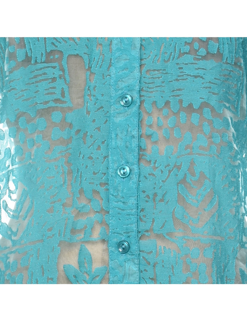 Long Sleeved Blouse - M