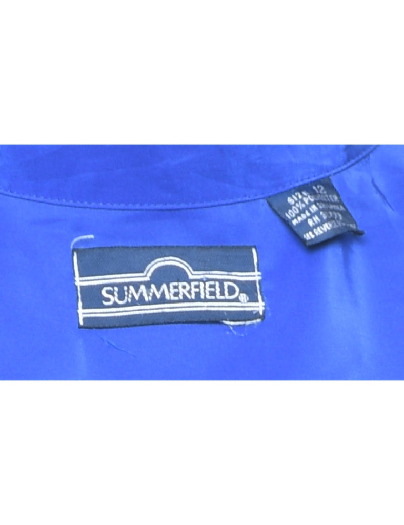 Long Sleeved Blue Shirt - L