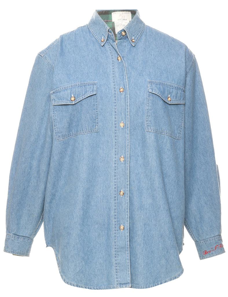 Long Sleeved Denim Shirt - S