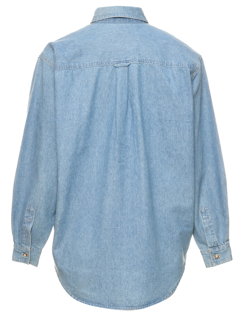 Long Sleeved Denim Shirt - S