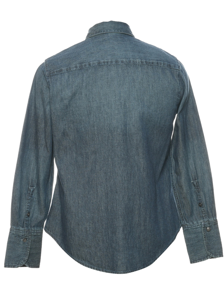 Long Sleeved Denim Shirt - M
