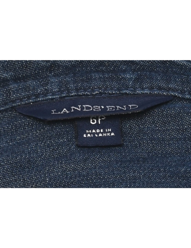 Long Sleeved Denim Shirt - M