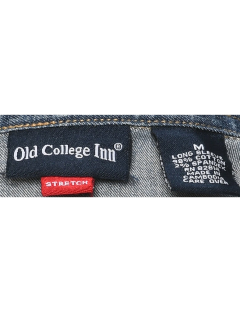 Long Sleeved Denim Shirt - M