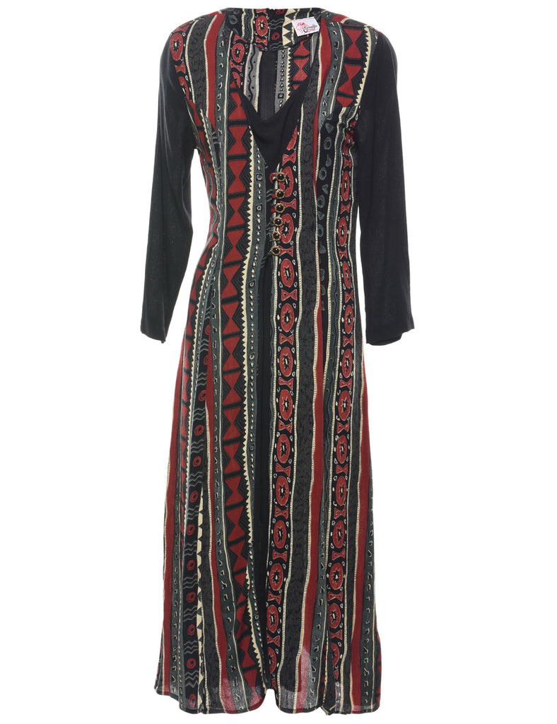 Long Sleeved Dress - M