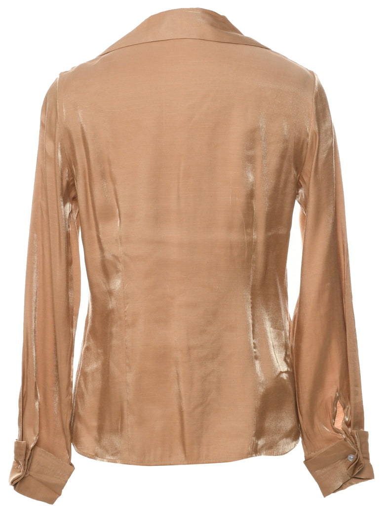 Long Sleeved Evening Blouse - M