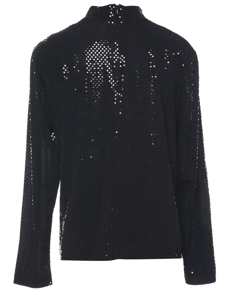 Long Sleeved Evening Top - L