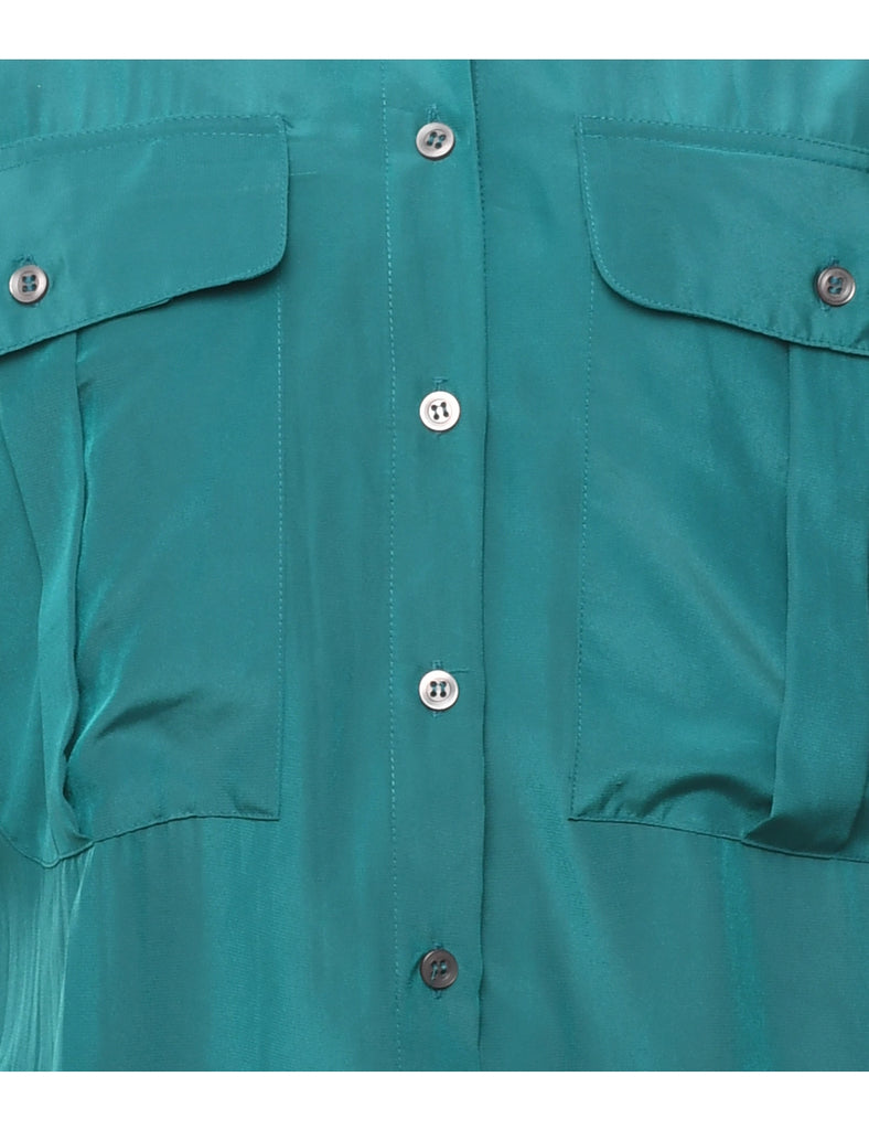 Long Sleeved Green Shirt - L