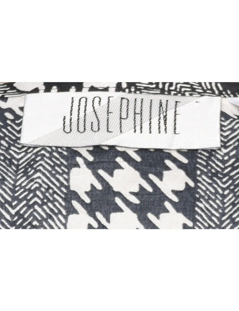 Long Sleeved Printed Top - M
