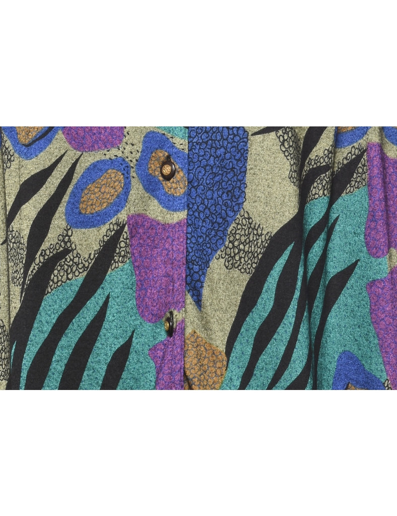 Long Sleeved Vintage Blouse - L