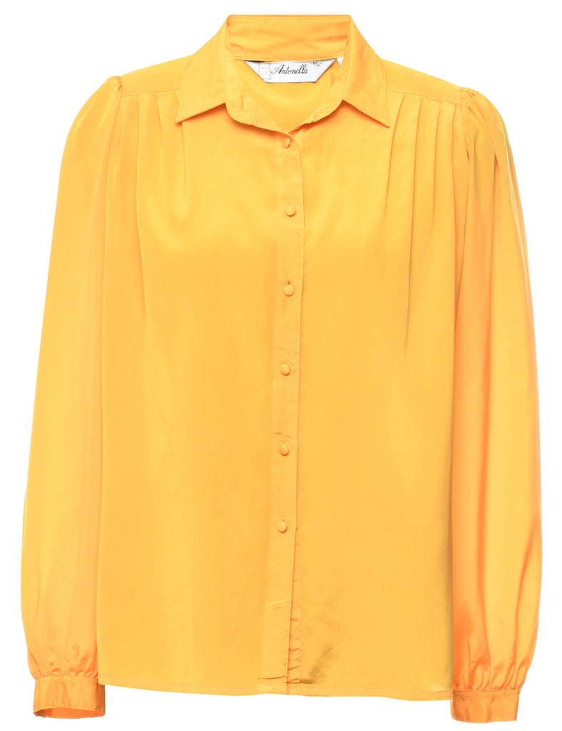 Long Sleeved yellow Blouse - L