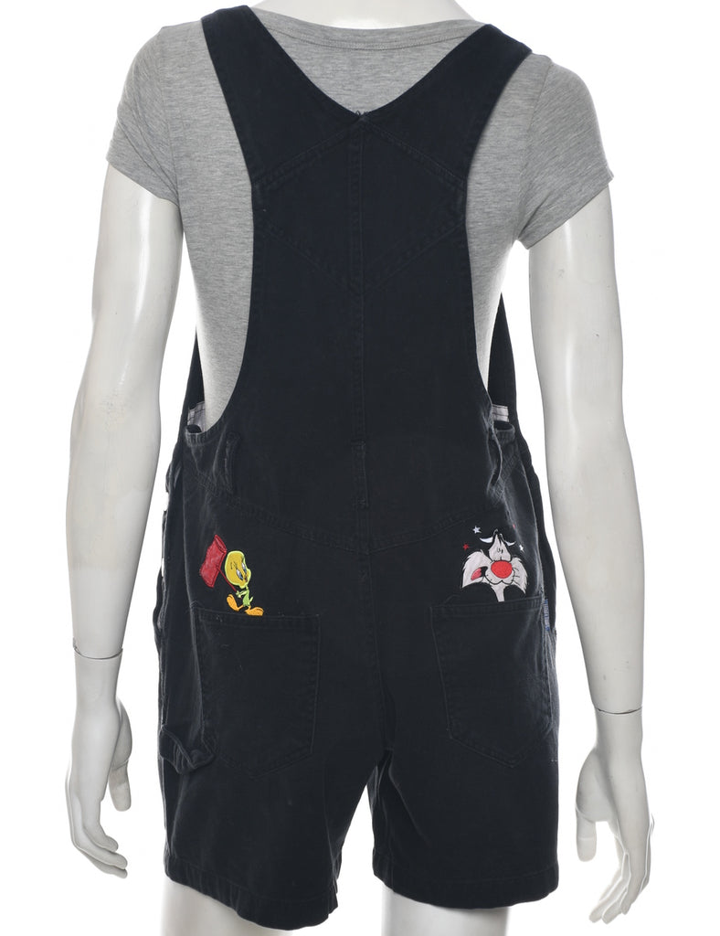 Looney Tunes Cropped Dungarees - W34 L5