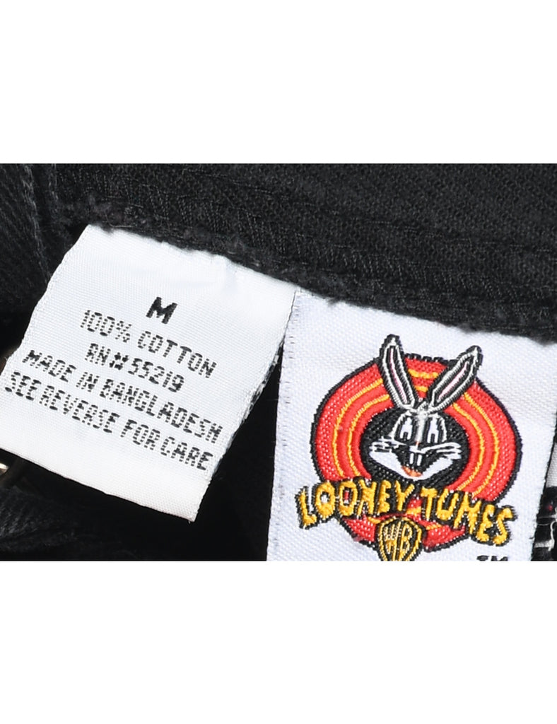 Looney Tunes Cropped Dungarees - W34 L5